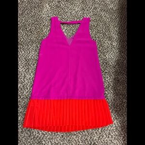 Stunning boutique dress in red and pink!